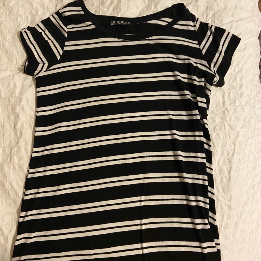 Striped T-Shirt Dress